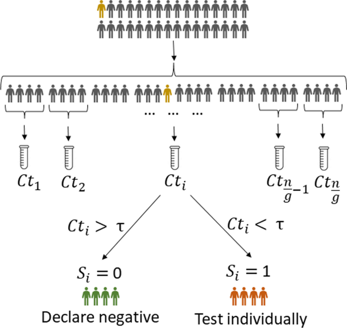 Group testing schematic (placeholder)